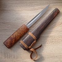 DOBUN KNIVES / Якутский нож с ножнами из КРС
